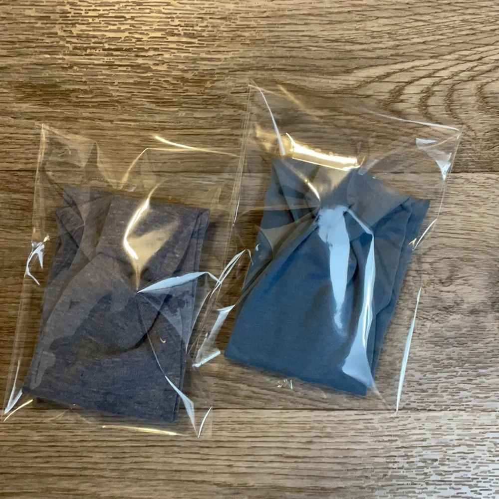 Blue Hues Wide Twisted Headbands NEW